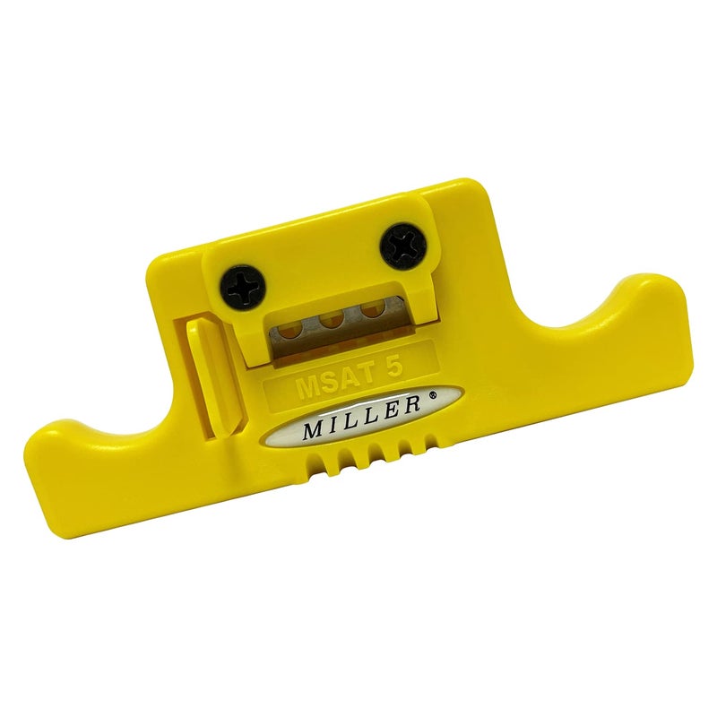 Miller MSAT 5 Wire Stripper for Working Technicians, Electricians, and Installers, Safe Cable Splicing Tool, 1.36 Ounce Easily Portable Wire Stripper - Image 1